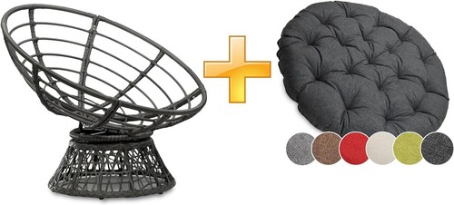 Papasansessel rattansessel mit - rattansessel,