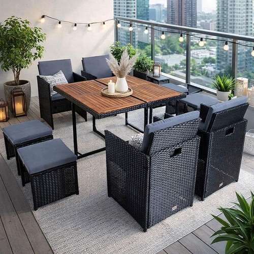 Polyrattan sitzgruppe - polyrattan,