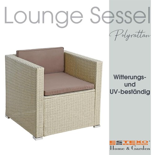 Polyrattan loungesessel - polyrattan,