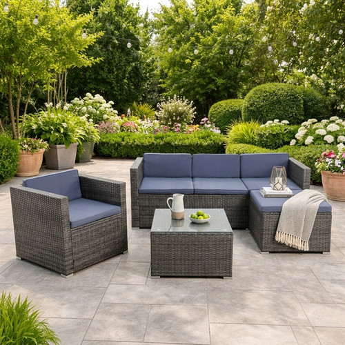 Rattan lounge sitzgruppe - lounge,