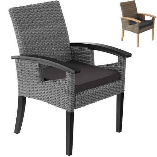 Alu rattan stuhl - rattan, armlehne