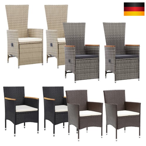 2er set poly rattan - 2er,