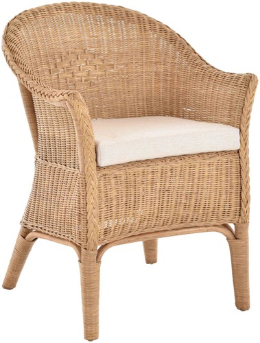 Rattan sessel natur - natur, korbsessel