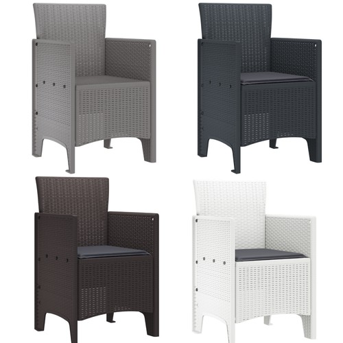 4er set poly rattan - set,