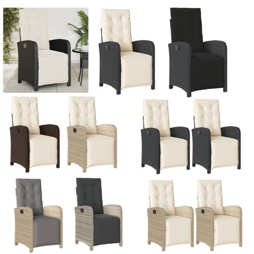 Poly rattan gartensessel mit - poly,