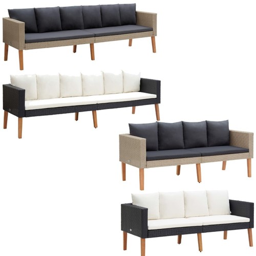 Gartensofa poly rattan - gartensofa,