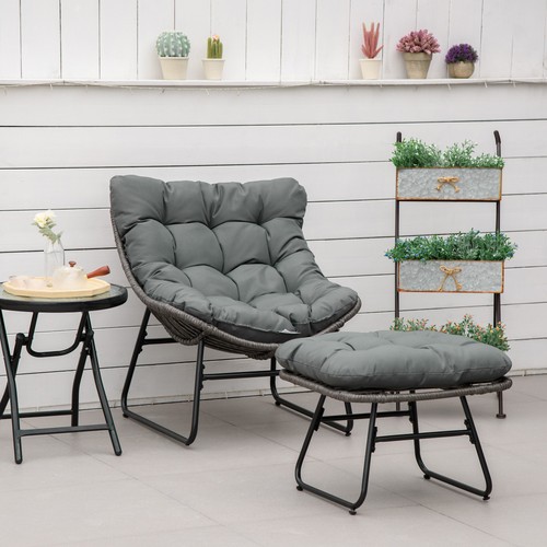 Rattan relaxsessel mit - rattan,