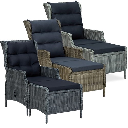 Verstellbar gartensessel poly - verstellbar,