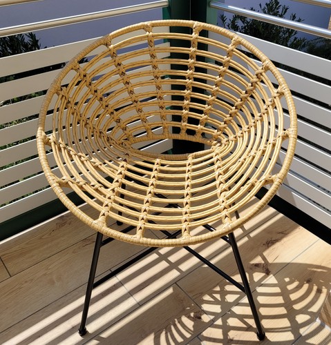 Rattan sessel von belia für - rattan,