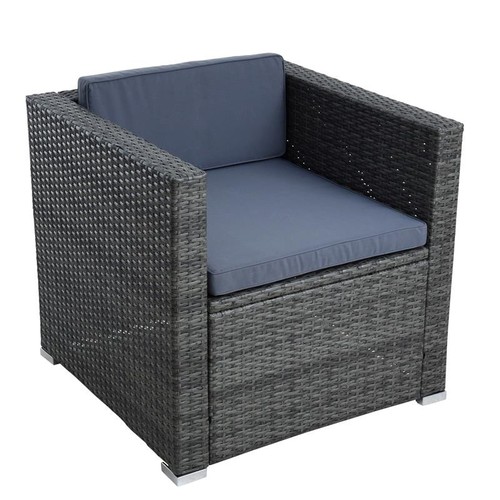 Polyrattan loungesessel - polyrattan,
