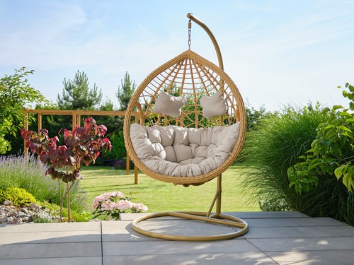 Polyrattan hängesessel - polyrattan,