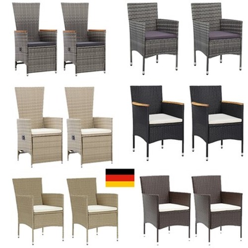 Polyrattan gartenstuhl set - polyrattan,